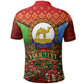 Personalized Eritrea Jesus Christmas Polo Shirt Camel Emblem Ugly Pattern Festive Holiday