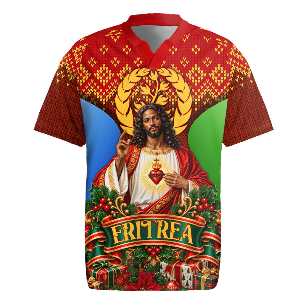 Personalized Eritrea Jesus Christmas Rugby Jersey Camel Emblem Ugly ...