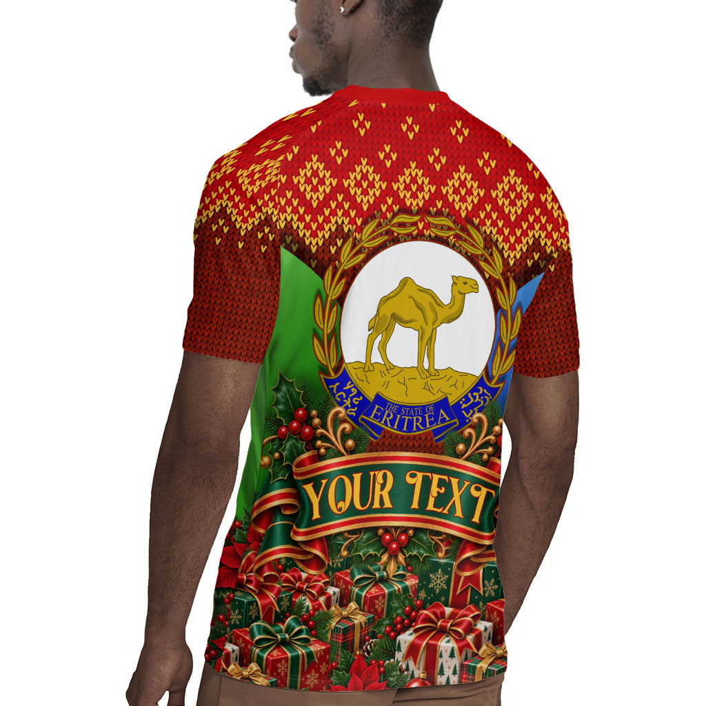 Personalized Eritrea Jesus Christmas Rugby Jersey Camel Emblem Ugly Pattern Festive Holiday