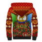 Personalized Eritrea Jesus Christmas Sherpa Hoodie Camel Emblem Ugly Pattern Festive Holiday