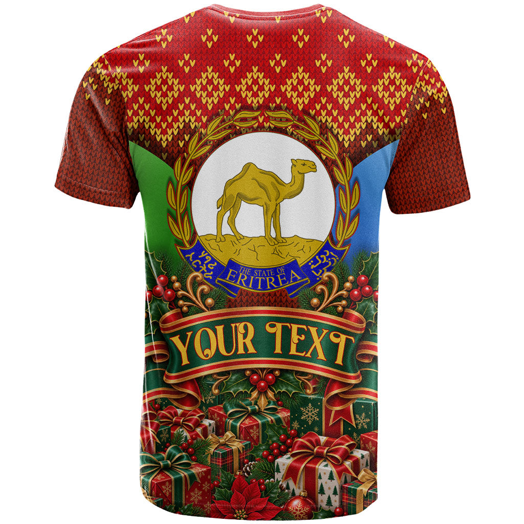 Personalized Eritrea Jesus Christmas T shirt Camel Emblem Ugly Pattern ...