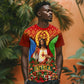 Personalized Eritrea Jesus Christmas T shirt Camel Emblem Ugly Pattern Festive Holiday