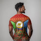 Personalized Eritrea Jesus Christmas T shirt Camel Emblem Ugly Pattern Festive Holiday