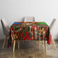 Personalized Eritrea Jesus Christmas Tablecloth Camel Emblem Ugly Pattern Festive Holiday