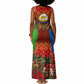 Personalized Eritrea Jesus Christmas Tank Maxi Dress Camel Emblem Ugly Pattern Festive Holiday