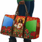 Personalized Eritrea Jesus Christmas Travel Bag Camel Emblem Ugly Pattern Festive Holiday