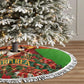Eritrea Jesus Christmas Tree Skirt Camel Emblem Ugly Pattern Festive Holiday