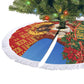 Eritrea Jesus Christmas Tree Skirt Camel Emblem Ugly Pattern Festive Holiday