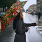 Personalized Eritrea Jesus Christmas Umbrella Camel Emblem Ugly Pattern Festive Holiday