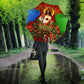 Personalized Eritrea Jesus Christmas Umbrella Camel Emblem Ugly Pattern Festive Holiday