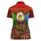 Personalized Eritrea Jesus Christmas Women Polo Shirt Camel Emblem Ugly Pattern Festive Holiday