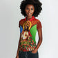 Personalized Eritrea Jesus Christmas Women Polo Shirt Camel Emblem Ugly Pattern Festive Holiday