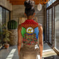 Personalized Eritrea Jesus Christmas Women Sleeveless Polo Shirt Camel Emblem Ugly Pattern Festive Holiday