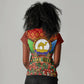 Personalized Eritrea Jesus Christmas Women V-Neck T-Shirt Camel Emblem Ugly Pattern Festive Holiday