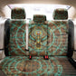 Horus Eye of Ra Back Car Seat Cover Golden Falcon Ancient Egyptian Symbol in Futuristic