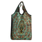 Horus Eye of Ra Grocery Bag Golden Falcon Ancient Egyptian Symbol in Futuristic