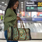 Horus Eye of Ra Travel Bag Golden Falcon Ancient Egyptian Symbol in Futuristic