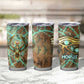 Horus Eye of Ra Tumbler Cup Golden Falcon Ancient Egyptian Symbol in Futuristic