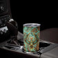 Horus Eye of Ra Tumbler Cup Golden Falcon Ancient Egyptian Symbol in Futuristic