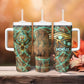 Horus Eye of Ra Tumbler With Handle Golden Falcon Ancient Egyptian Symbol in Futuristic