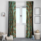 Horus Eye of Ra Window Curtain Golden Falcon Ancient Egyptian Symbol in Futuristic