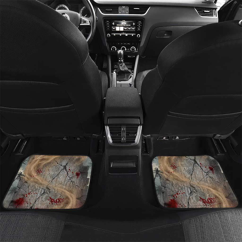 Horus Behdety Warrior Car Mats with Falcon Mask and Spear Ancient Egyptian Combat
