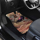 Horus Behdety Warrior Car Mats with Falcon Mask and Spear Ancient Egyptian Combat