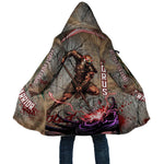 Horus Behdety Warrior Cloak with Falcon Mask and Spear Ancient Egyptian Combat