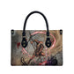 Horus Behdety Warrior Leather Bag with Falcon Mask and Spear Ancient Egyptian Combat