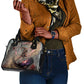 Horus Behdety Warrior Shoulder Handbag with Falcon Mask and Spear Ancient Egyptian Combat