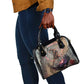 Horus Behdety Warrior Shoulder Handbag with Falcon Mask and Spear Ancient Egyptian Combat