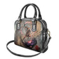 Horus Behdety Warrior Shoulder Handbag with Falcon Mask and Spear Ancient Egyptian Combat