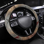 Horus Behdety Warrior Steering Wheel Cover with Falcon Mask and Spear Ancient Egyptian Combat