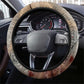 Horus Behdety Warrior Steering Wheel Cover with Falcon Mask and Spear Ancient Egyptian Combat