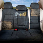 Heru-Ur Falcon Eyes Back Car Seat Cover Solar Disk Ancient Egyptian Mythology in Dark Stone