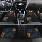 Heru-Ur Falcon Eyes Car Mats Solar Disk Ancient Egyptian Mythology in Dark Stone