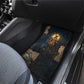 Heru-Ur Falcon Eyes Car Mats Solar Disk Ancient Egyptian Mythology in Dark Stone