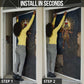 Heru-Ur Falcon Eyes Door Cover Solar Disk Ancient Egyptian Mythology in Dark Stone