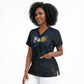 Heru-Ur Falcon Eyes Scrub Top Solar Disk Ancient Egyptian Mythology in Dark Stone