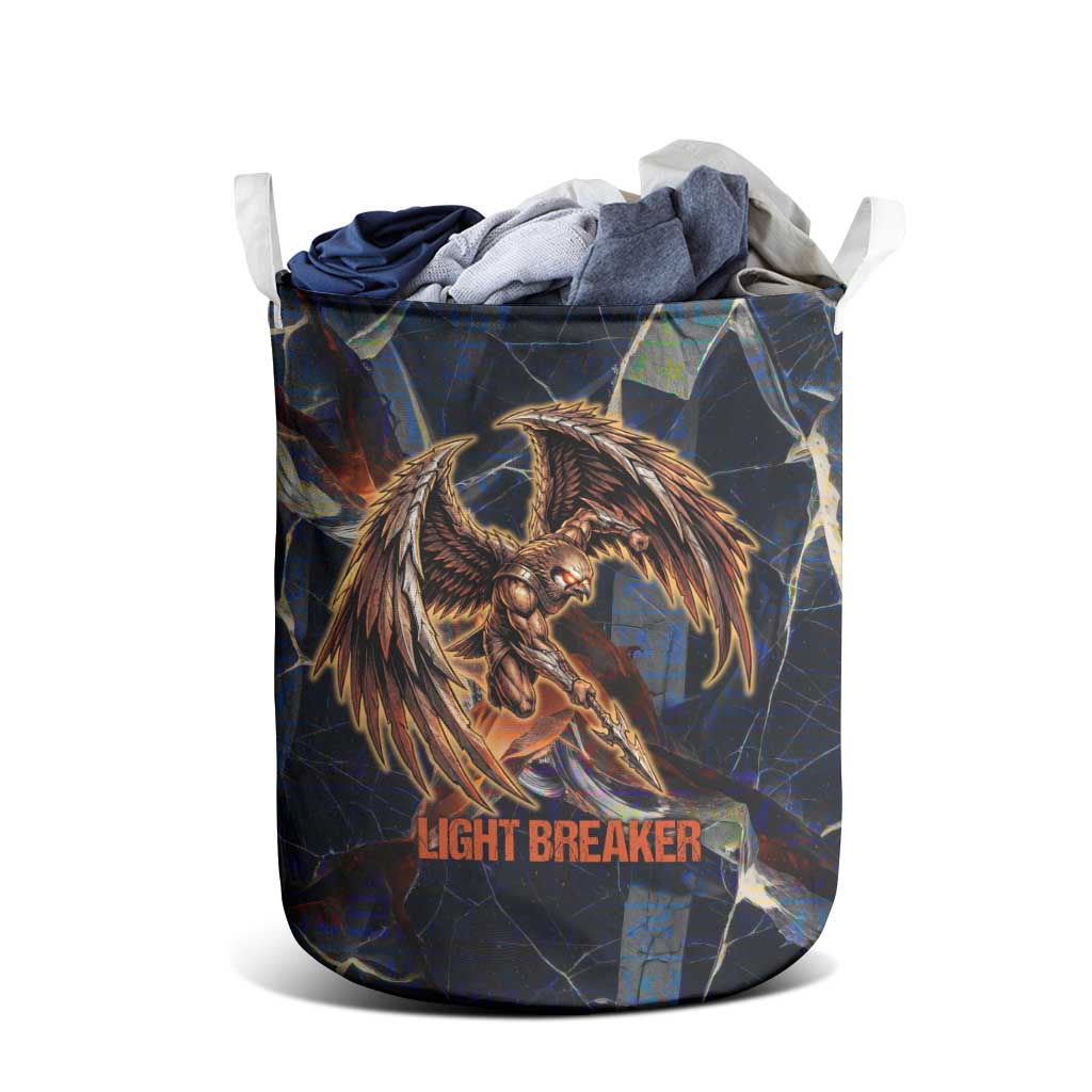 Heru-Ur Laundry Basket Flaming Wings and Sword Ancient Egyptian Warrior