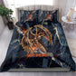 Heru-Ur Bedding Set Flaming Wings and Sword Ancient Egyptian Warrior