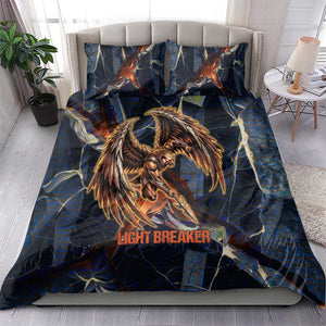 Heru-Ur Bedding Set Flaming Wings and Sword Ancient Egyptian Warrior