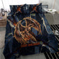 Heru-Ur Bedding Set Flaming Wings and Sword Ancient Egyptian Warrior