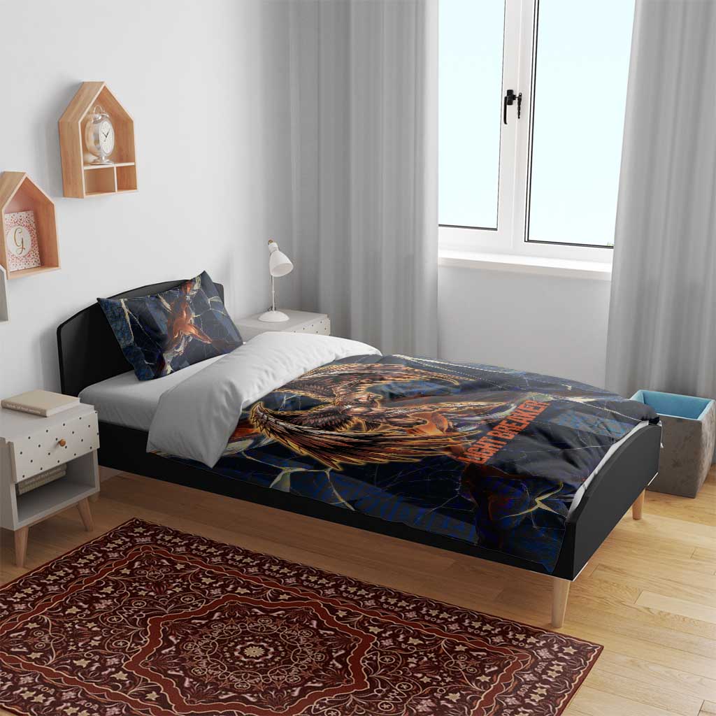 Heru-Ur Bedding Set Flaming Wings and Sword Ancient Egyptian Warrior