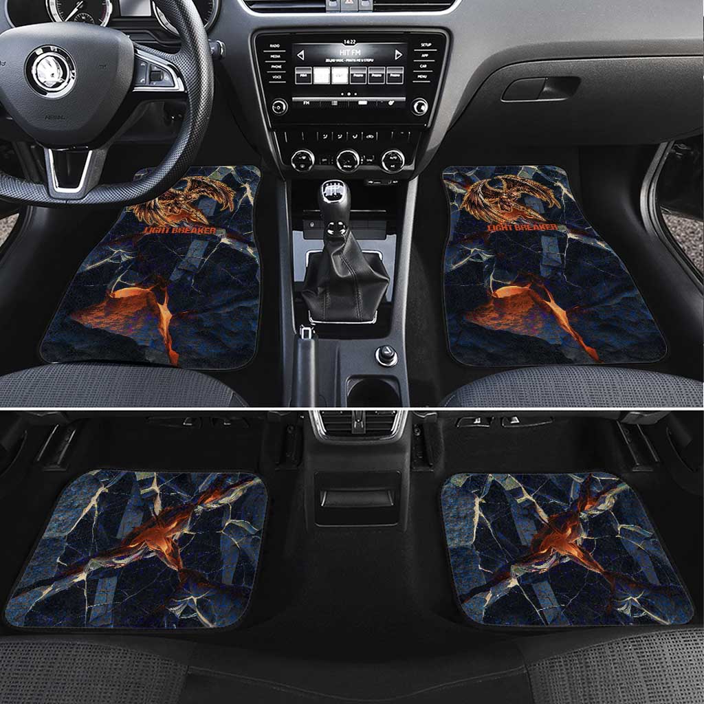 Heru-Ur Car Mats Flaming Wings and Sword Ancient Egyptian Warrior