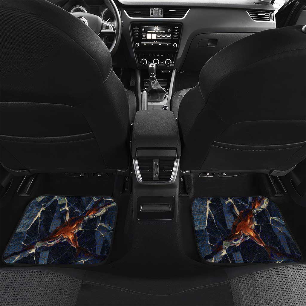 Heru-Ur Car Mats Flaming Wings and Sword Ancient Egyptian Warrior