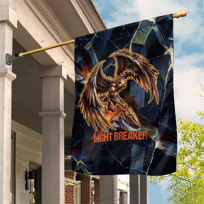 Heru-Ur Garden Flag Flaming Wings and Sword Ancient Egyptian Warrior