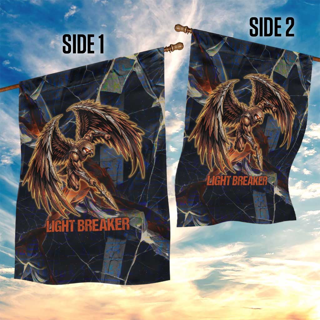 Heru-Ur Garden Flag Flaming Wings and Sword Ancient Egyptian Warrior