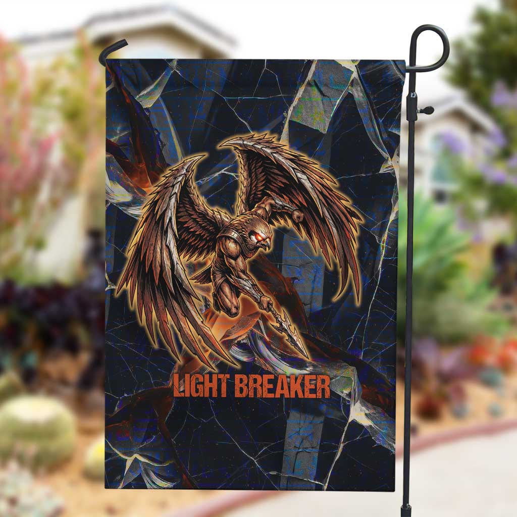 Heru-Ur Garden Flag Flaming Wings and Sword Ancient Egyptian Warrior