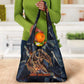 Heru-Ur Grocery Bag Flaming Wings and Sword Ancient Egyptian Warrior